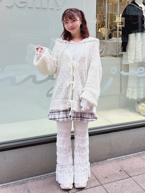 merry jenny ティアードレースパンツ merry jenny（メリージェニー）の「ティアードレースパンツ