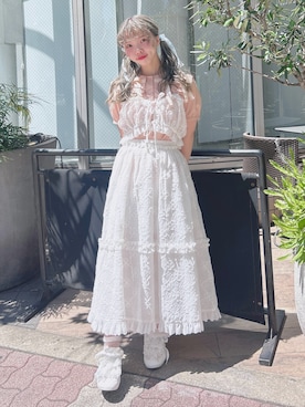 「merry jenny（メリージェニー）のアイテム」を使った、haruさん（レディース・152cm）の夏コーディネート