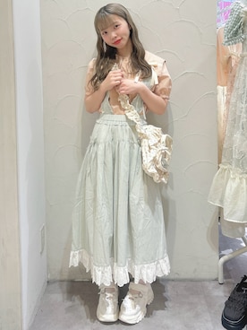 「merry jenny（メリージェニー）のアイテム」を使った、haruさん（レディース・152cm）の夏コーディネート