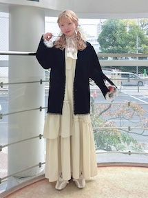 lace slit ribbon jacket｜メリージェニー（merry jenny）公式通販