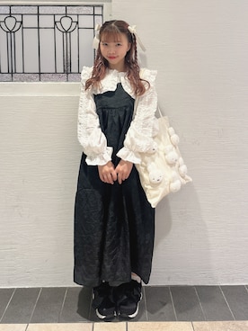 「アイテム（ワンピース/ドレス）」を使った、haruさん（レディース・152cm）の秋コーディネート