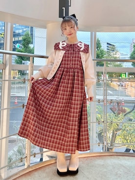 「ニットカーディガン」｜haruさん（レディース・152cm）の秋コーディネート