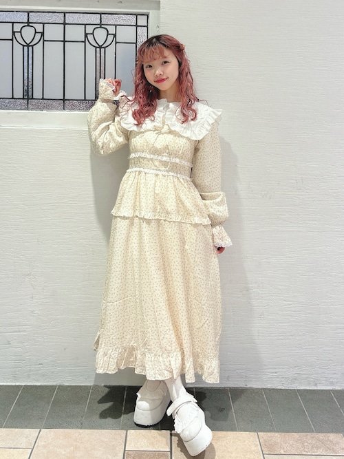 merry jenny（メリージェニー） ワンピース petit flower ribbon