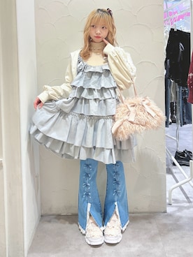 「キャミワンピ」｜haruさん（レディース・152cm）の秋コーディネート