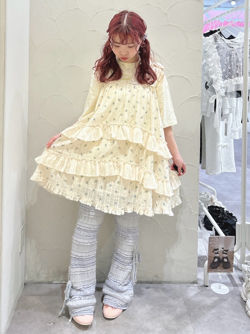 merry jenny リボンレースフレアパンツ アイボリー merry jenny パンツ リボンレースフレアパンツ レディース