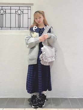 「カウチン」｜haruさん（レディース・152cm）の秋コーディネート