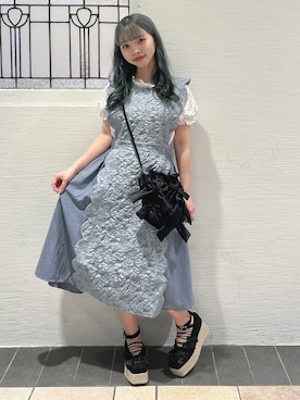 「merry jenny（メリージェニー）のアイテム（サンダル）」を使った、haruさん（レディース・152cm）の夏コーディネート