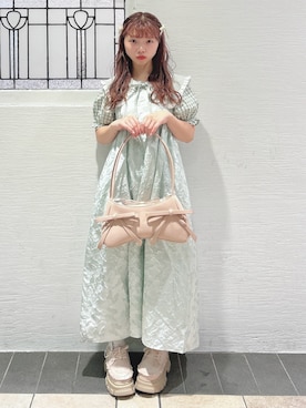 「アイテム（ローファー）」を使った、haruさん（レディース・152cm）の夏コーディネート