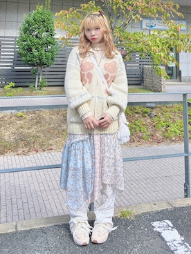 「カウチン」｜haruさん（レディース・152cm）の秋コーディネート