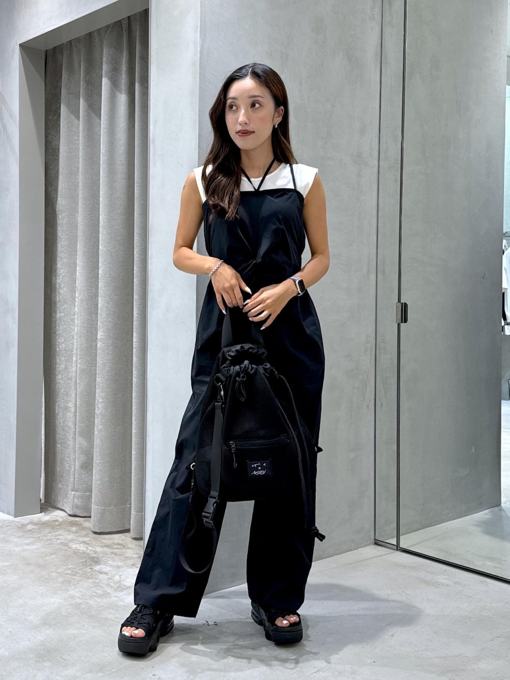 agnes b.×NERGY◆マルチウェイシアーメッシュバックパック agnes b.（アニエスベー）の「【agnes b.×NERGY】マルチウェイ