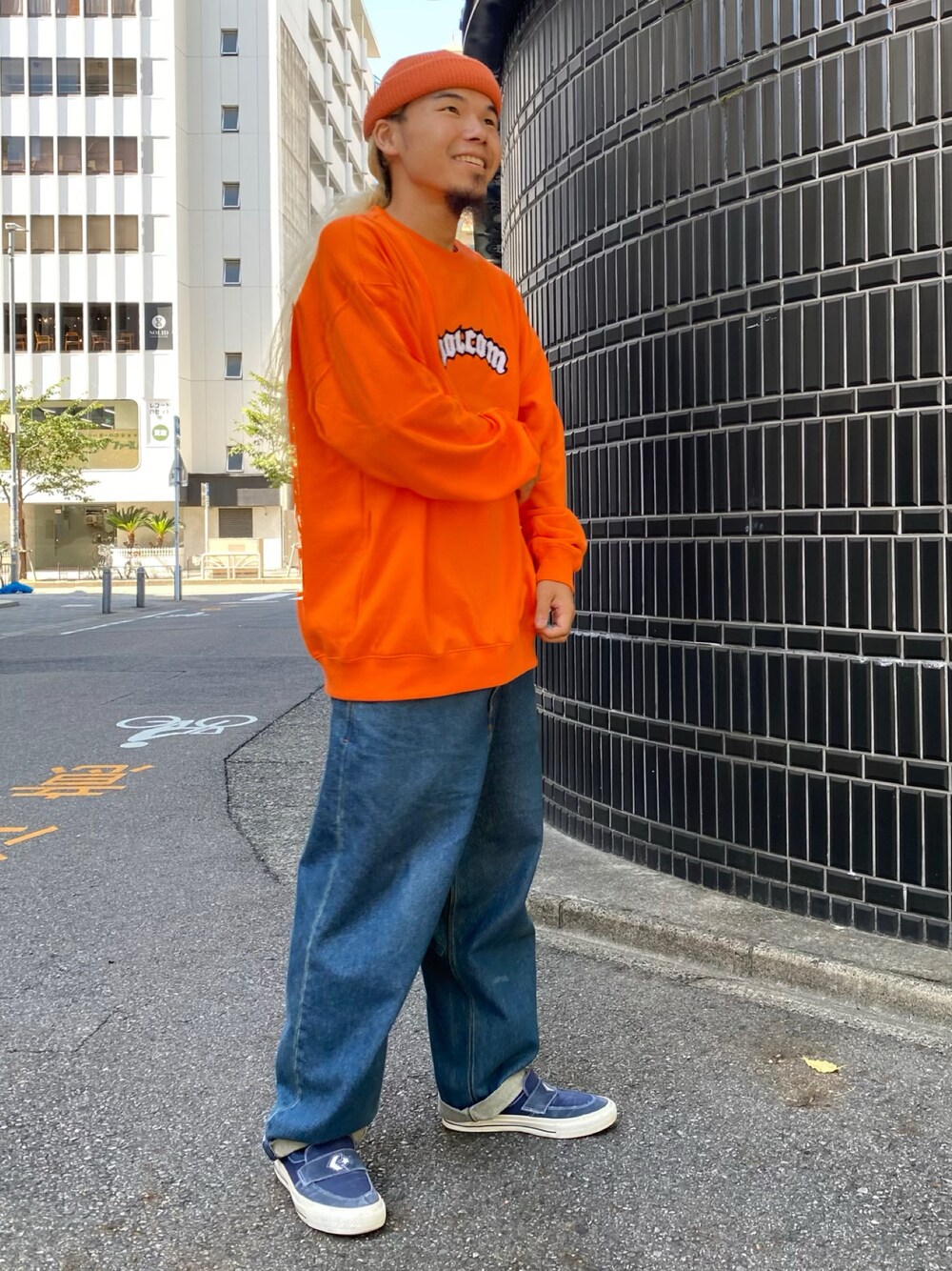 林就大｜VOLCOMのスウェットを使ったコーディネート - WEAR