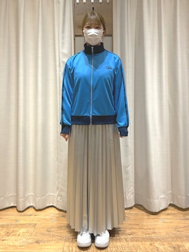 「ehka sopo（エヘカソポ）のアイテム（ノーカラージャケット）」を使った、hkrenkさん（レディース・158cm）の冬コーディネート