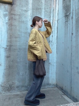 「Java（ジャバ）のアイテム」を使った、Humiさん（レディース・157cm）の秋コーディネート