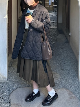「HARE（ハレ）のアイテム（トレンチコート）」を使った、re0212さん（レディース・170cm）の春コーディネート