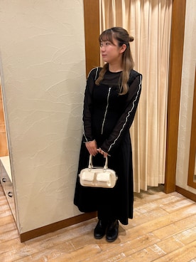 「ehka sopo（エヘカソポ）のアイテム（ワンピース/ドレス）」を使った、mechanさん（レディース・160cm）の春コーディネート