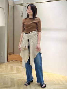 「アイテム（アクセサリー）」を使った、yukaさん（レディース・156cm・30代）の夏コーディネート