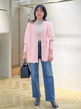「アイテム（ブーツ）」を使った、yukaさん（レディース・156cm）の冬コーディネート