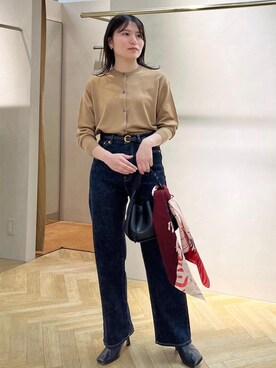 「アイテム（ブーツ）」を使った、yukaさん（レディース・156cm）の冬コーディネート