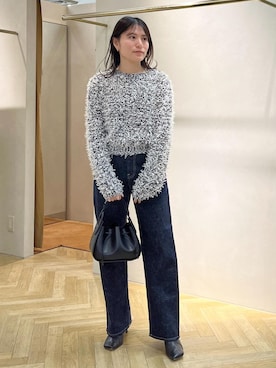 「アイテム（ブーツ）」を使った、yukaさん（レディース・156cm）の冬コーディネート