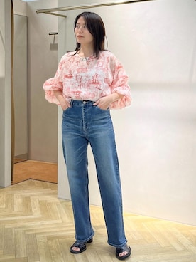 「アクセント」｜yukaさん（レディース・156cm）の夏コーディネート