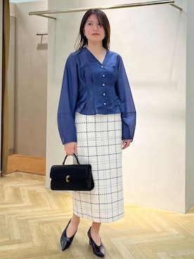 「4色展開」｜yukaさん（レディース・156cm）の春コーディネート