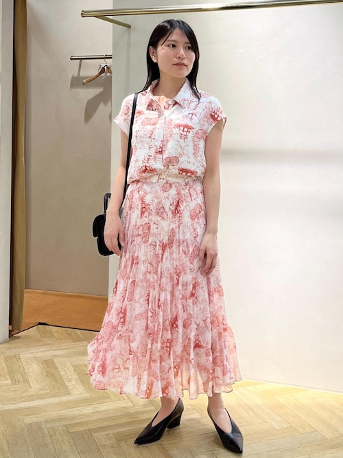 ROPE' ワンピース セール】【洗える】トワルドジュイベルテッドミニワンピース