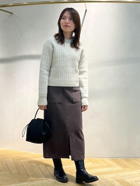 yukaさん（レディース・156cm）の冬コーディネート