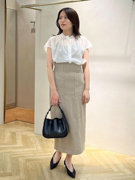 「アイテム（パンプス）」を使った、yukaさん（レディース・156cm・30代）の夏コーディネート