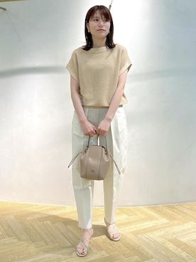 「アイテム（サンダル）」を使った、yukaさん（レディース・156cm・30代）の夏コーディネート