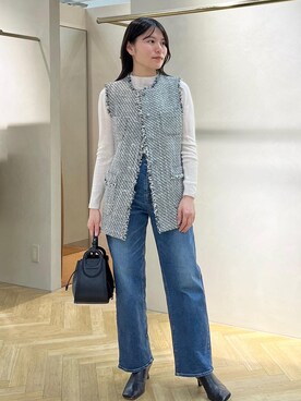 「アイテム（ブーツ）」を使った、yukaさん（レディース・156cm）の冬コーディネート