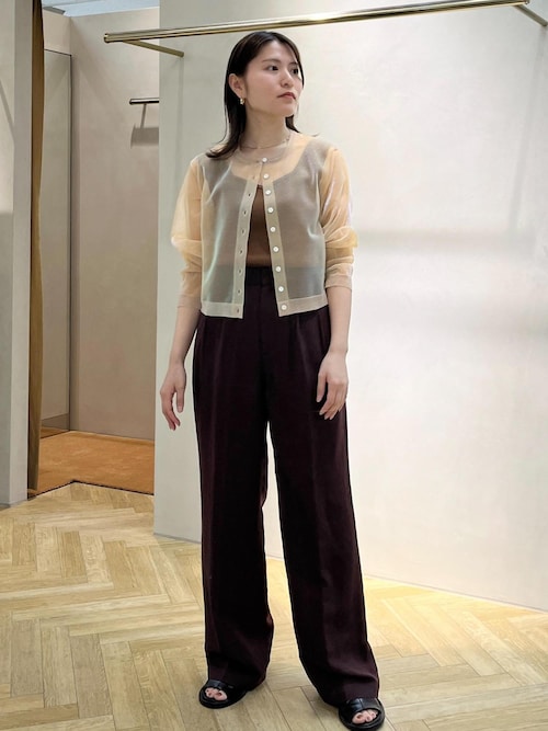 ROPE シャイニーラメカーディガン セール】【洗える】シャイニーラメカーディガン（カーディガン