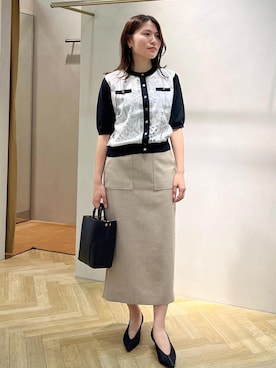 「アイテム（パンプス）」を使った、yukaさん（レディース・156cm・30代）の夏コーディネート