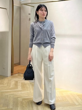 「アイテム（ブーツ）」を使った、yukaさん（レディース・156cm）の冬コーディネート