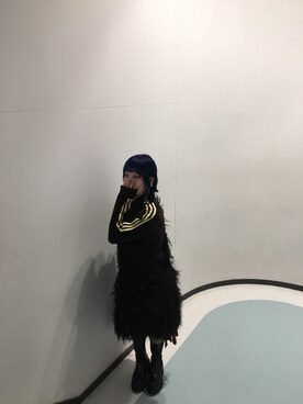 「STUDIOUS（ステュディオス）のアイテム（ブーツ）」を使った、kitypantyさん（レディース・153cm）の冬コーディネート