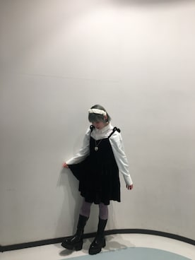 「STUDIOUS（ステュディオス）のアイテム（ブーツ）」を使った、kitypantyさん（レディース・153cm）の冬コーディネート