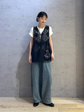 「LEPSIM（レプシィム）のアイテム」を使った、ちーさんさん（レディース・154cm）の春コーディネート