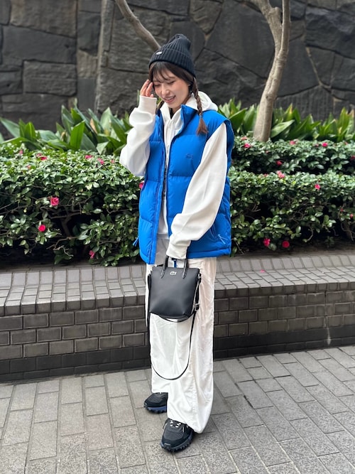 LACOSTE（ラコステ） ダウンベスト ベスト クロコバックステッチダウン