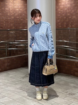 「LACOSTE（ラコステ）のアイテム（バッグ）」を使った、yoshikawaさん（レディース・152cm）の春コーディネート