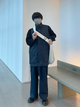 「ベストコーデ」｜「アイテム（ローファー）」を使った、hiiiroさん（メンズ・168cm）の春コーディネート