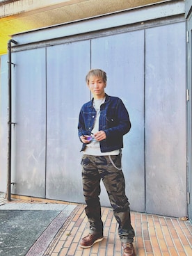 「JELADO（ジェラード）のアイテム」を使った、Daiponpocoponさん（メンズ・170cm）の冬コーディネート