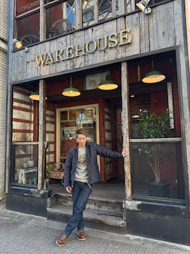 「CHROME HEARTS（クロムハーツ）のアイテム（アクセサリー）」を使った、Daiponpocoponさん（メンズ・170cm）の冬コーディネート