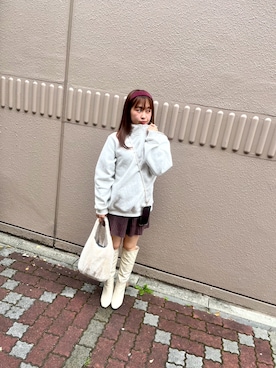 「GRL」｜「アイテム（パーカー）」を使った、a__n_1.loveさん（レディース・152cm）の秋コーディネート