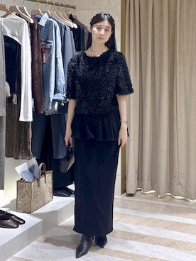 「アイテム（その他トップス）」を使った、KURAさん（レディース・156cm・20代）の秋コーディネート