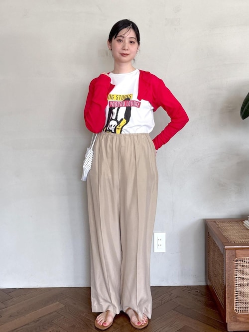 [25SS]GENTLE SILK パンツ【セットアップ対応】