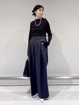 「アイテム（テーラードジャケット）」を使った、KURAさん（レディース・156cm・20代）の秋コーディネート