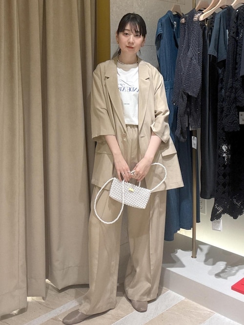 [25SS]GENTLE SILK パンツ【セットアップ対応】