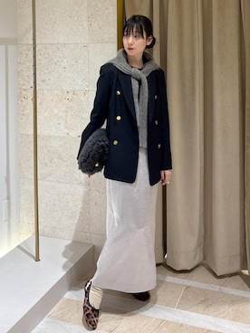 KURAさん（レディース・156cm）の冬コーディネート