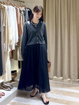 「アイテム（トップス）」を使った、KURAさん（レディース・156cm・20代）の夏コーディネート