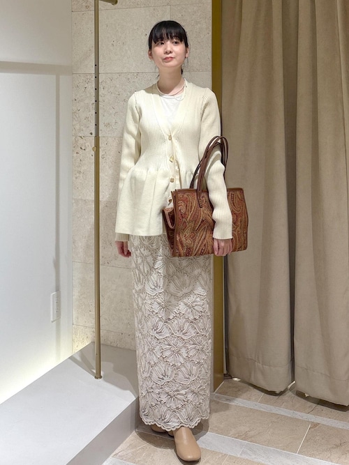 【半額以下】SALON adam et rope' レースフラワースカート SALON adam et rope' スカート 「セットアップ対応」レース