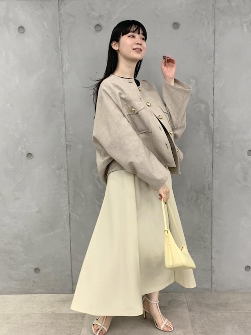 ROPE'（ロペ）の「ゴールドボタンノーカラーブルゾン（ブルゾン）」 - WEAR